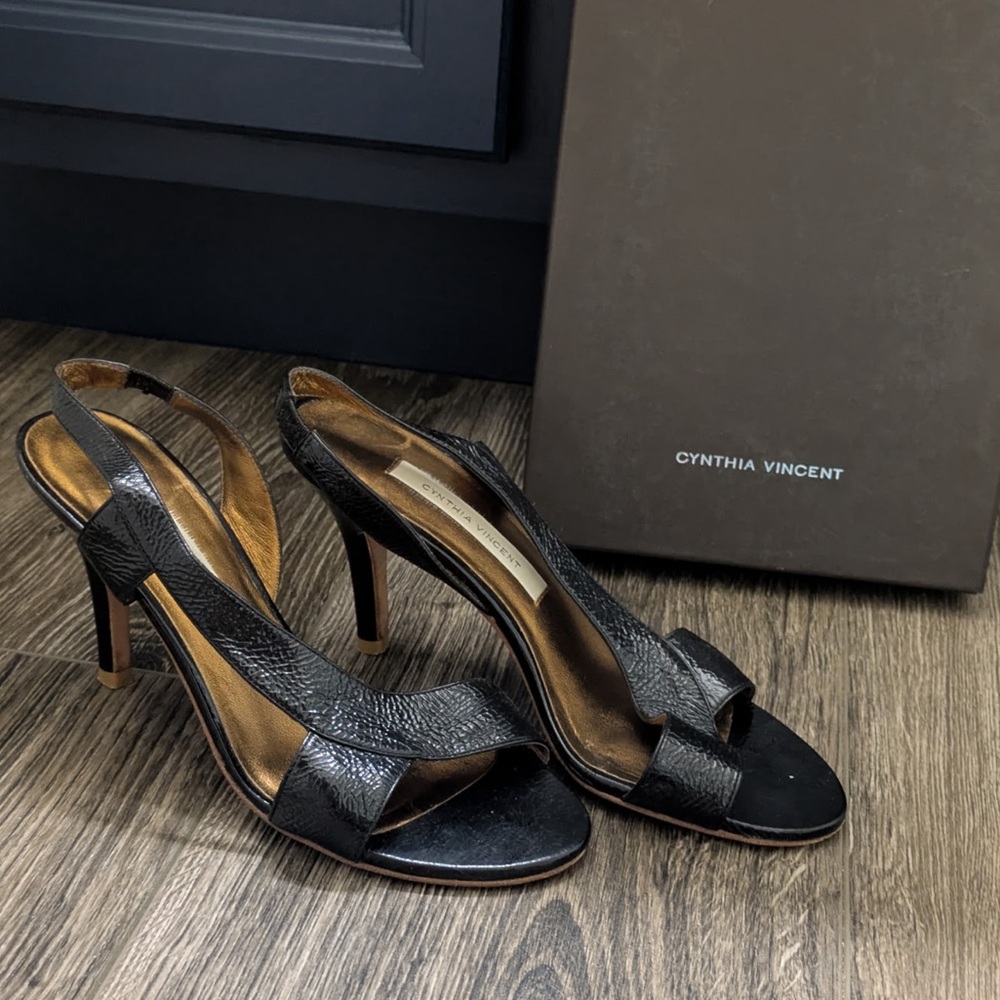 Cynthia Vincent Dawn High Sling Shoes